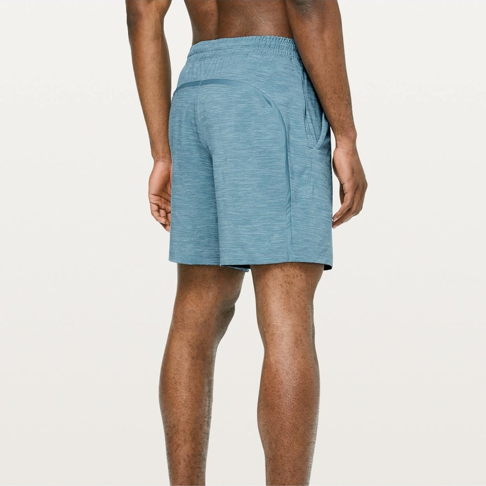 Lululemon Pace Breaker Short
 in Heather Allover Blue Cast Utility Blue - Picture 2 of 7